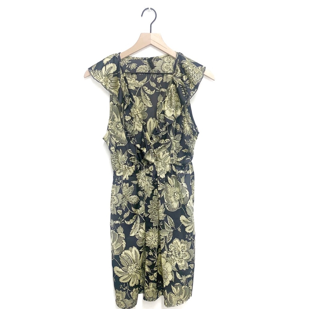 Everly Spring Floral V-Neck Midi Dress